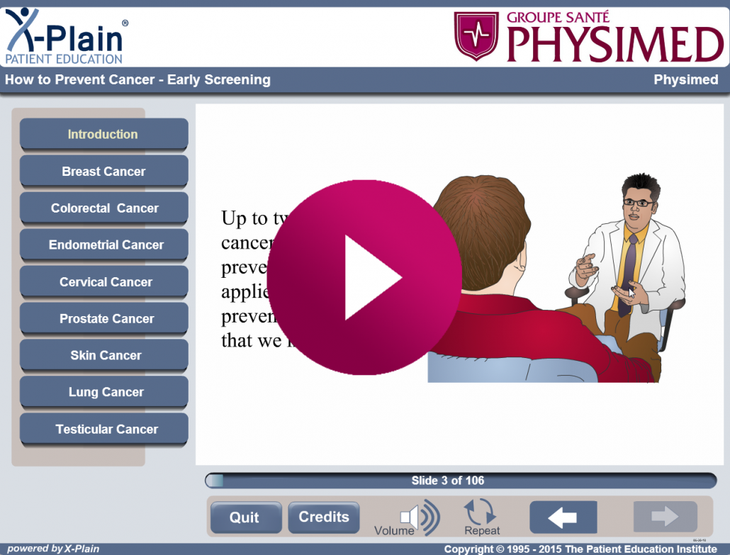 Groupe Sant Physimed How to prevent cancer early screening png
